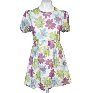 Aritzia Sunday Best Saida Dress Size XXS Puff Sleeve Babydoll Linen  Blend Tie